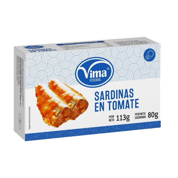 Sardinas en Tomate VIMA, 113 g