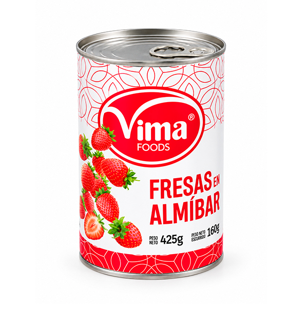 Fresas en almíbar Vima, 425 g