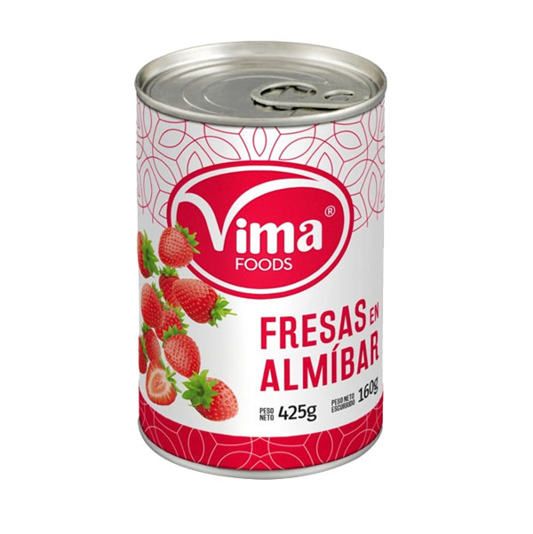Fresas en almíbar, 425 g