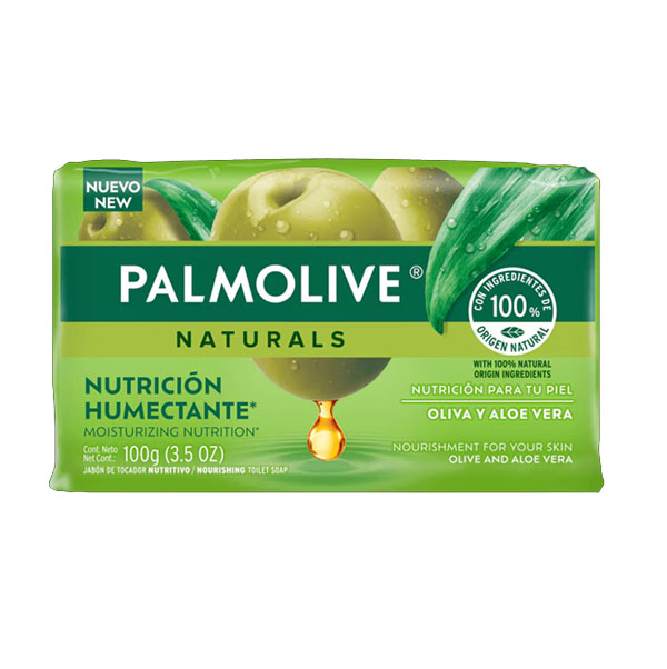 Jab. baño PALMOLIVE Oliva y Aloe vera, 100 g