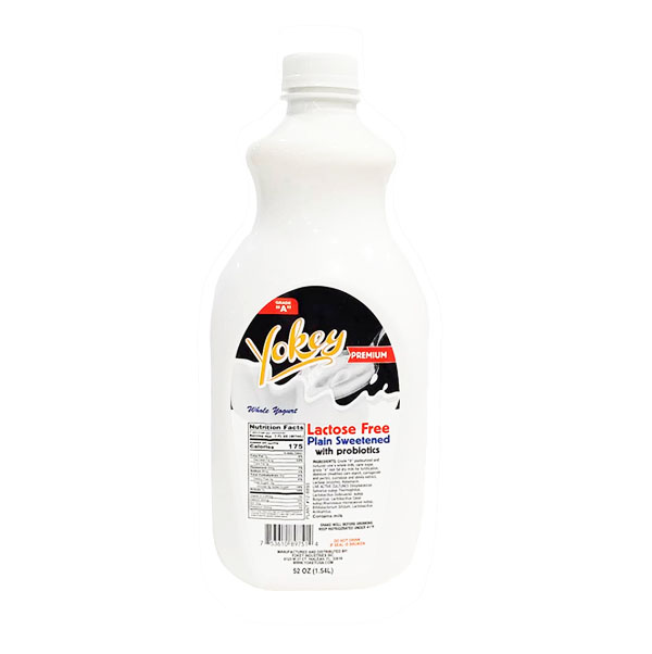 Yogurt Natural Lactose Free Yokey, 1.5 L