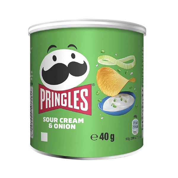 PRINGLES Sour cream & onion, 40 g