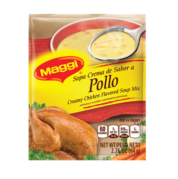 Sopa de crema sabor a pollo, Maggi, 64 g