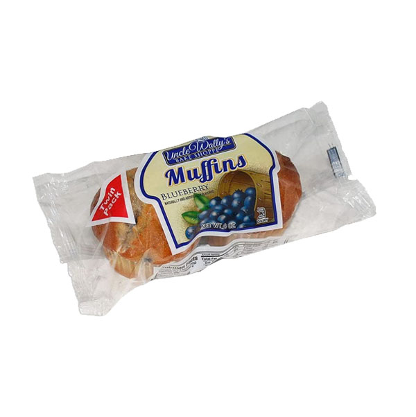 Muffins, blueberry, 106 g