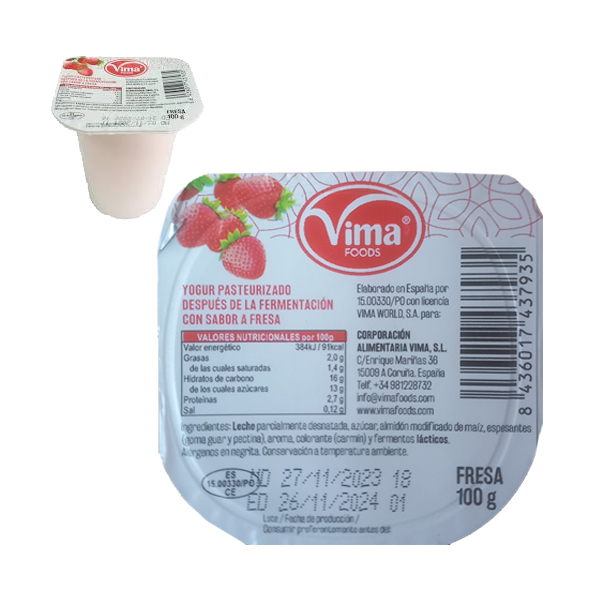 Yogurt Fresa, 100 g