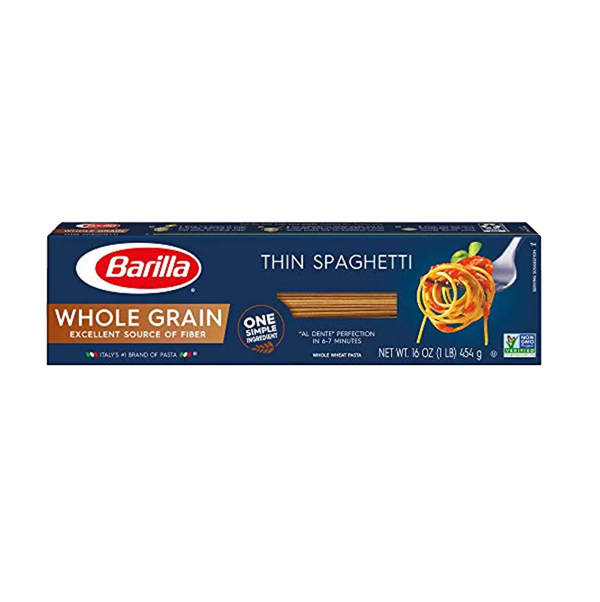 THIN SPAGHETTI WHOLE GRAIN, 454 g