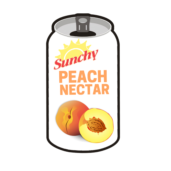 Sunchy Peach Nectar, 334 ml▫
