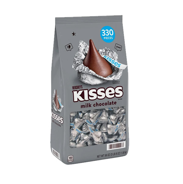 Milk Chocolate Hershey's Kisses, 1.58 Kg