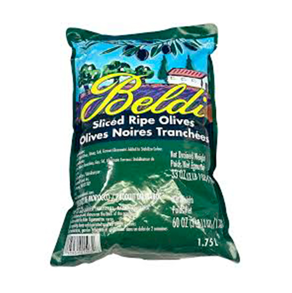 Aceitunas Maduras en Rodajas, 1.7 kg