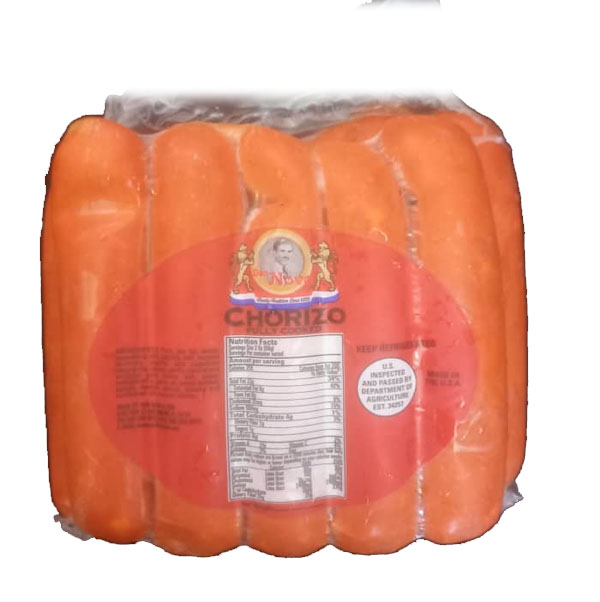 Chorizo Fully Cooked, Don Novo