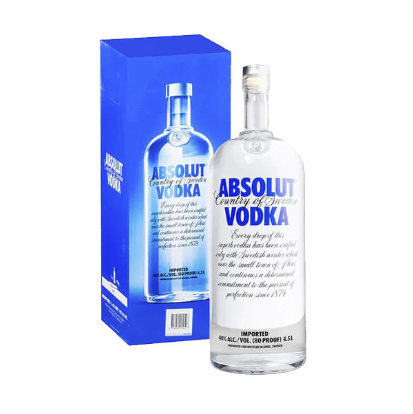 Absolute Vodka, 4.5L