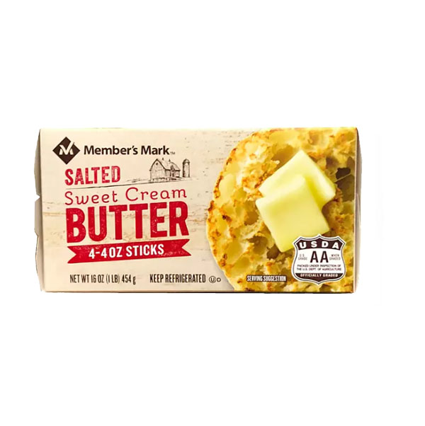 Mantequilla Salada Member Mark, 454 g