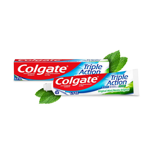 Colgate Triple Acción, 6 oz, 170 g