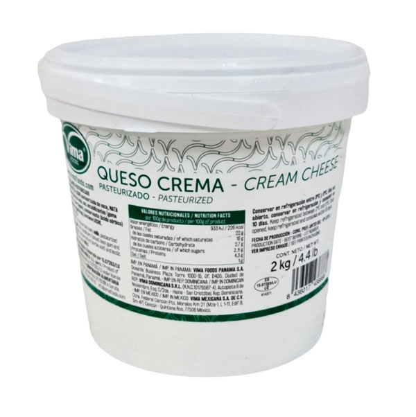 Queso Crema Vima, 2 Kg