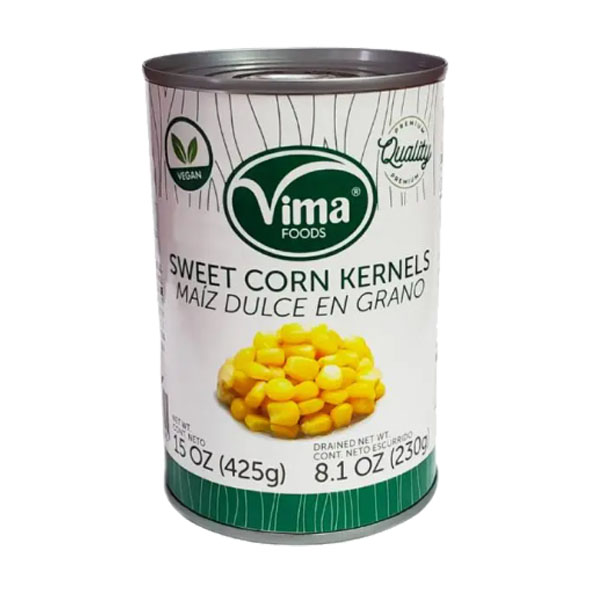 Maíz dulce en grano Vima, 425 g