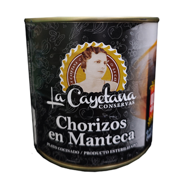 Chorizos en manteca La Cayetana, 640 g