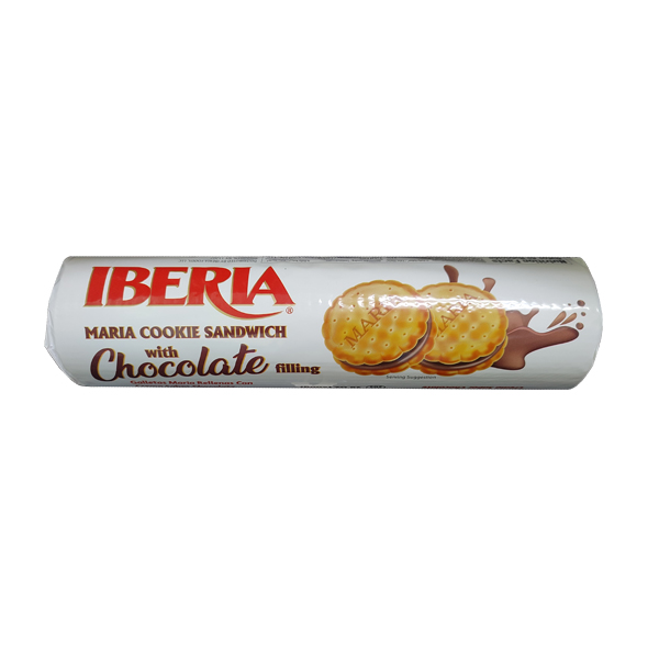 Galletas Maria IBERIA rellenas de chocolate, 500 g