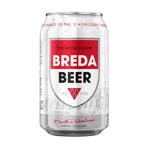 Cerveza BREDA, Lata 330 ml