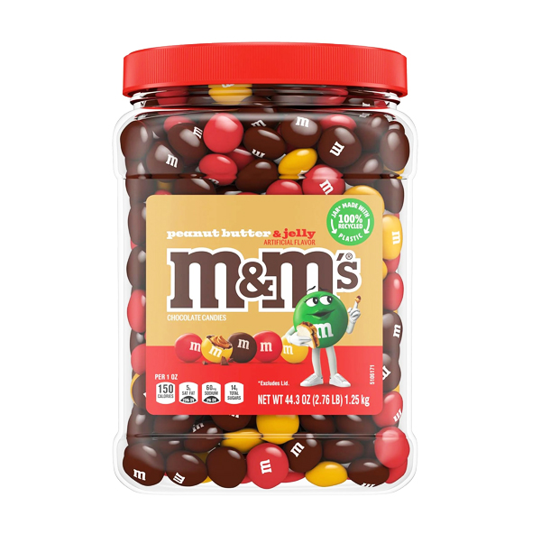 Peanut Butter & Jelly Chocolate Candy, 1.25 kg