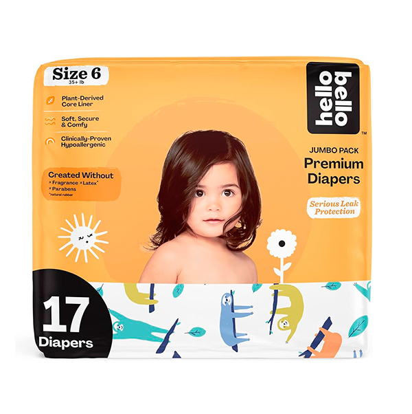 Pañales size 6 hello bello, 17 u