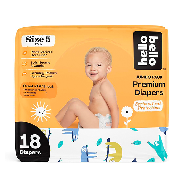 Pañales size 5 hello bello, 18 u