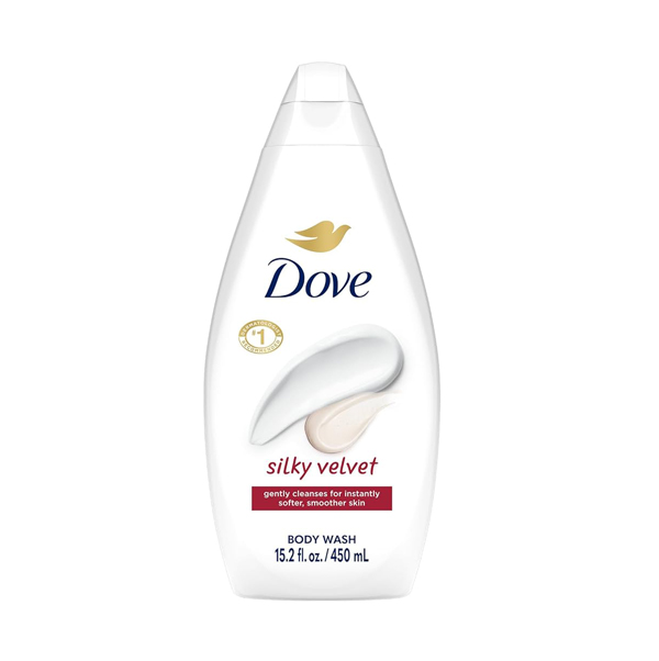 Gel de Baño DOVE silky velvet, 450 ml