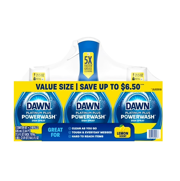 Deterg. Líq. DAWN PLATINUM PLUS, 1.9 L