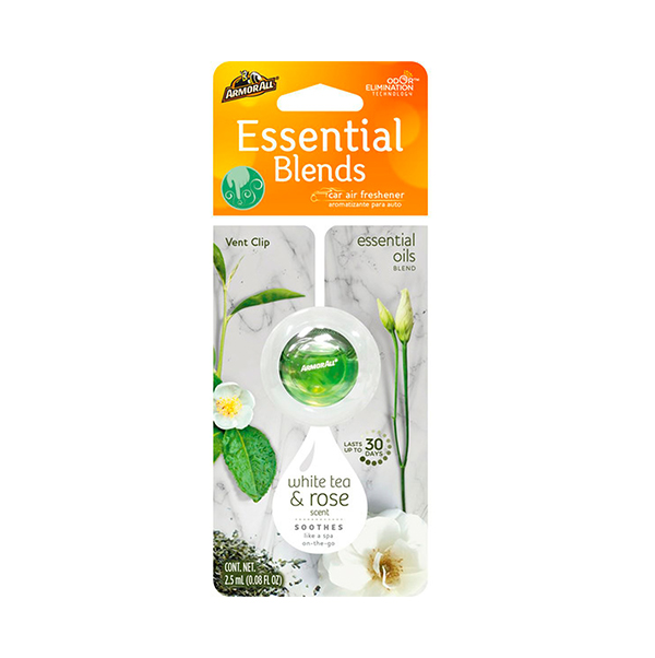 Car air freshener Essential white tea & rose, 2.5 ml