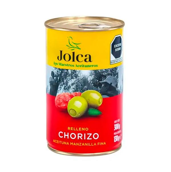 Aceitunas relleno Chorizo Jolca, 300 g